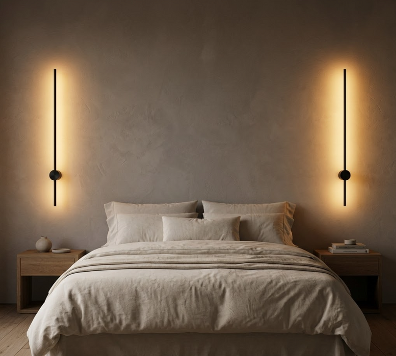 Slim LED Wall Light — Set of 2