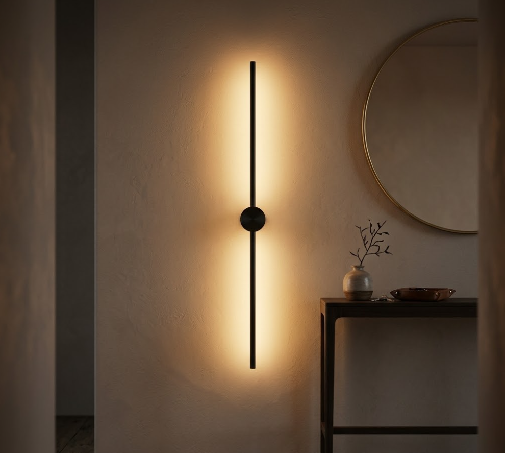Slim LED Wall Light — Set of 2