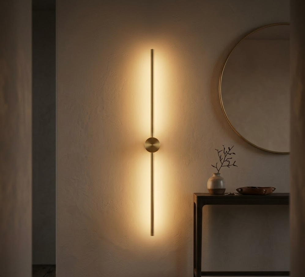 Slim LED Wall Light — Set of 2