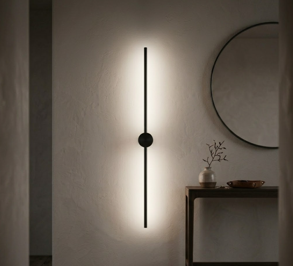 Slim LED Wall Light — Set of 2