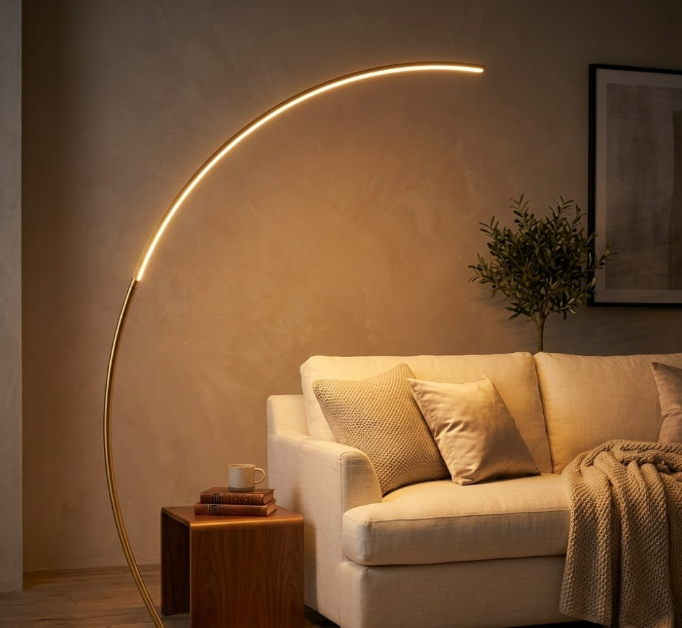 Curved Arc Floor Lamp